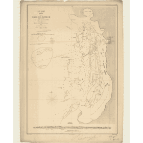 Carte marine ancienne - 3148 - DJEDDAH (Rade), JIDDAH (Rade) - ARABIE SAOUDITE - MEDITERRANEE, ROUGE (Mer) - (1872 - 1879)