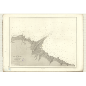 Reproduction carte marine ancienne Shom - 3282 - d'LLYS (Port) - ALGERIE - MEDITERRANEE,AFRIQUE (Côte Nord) - (1874 - ?