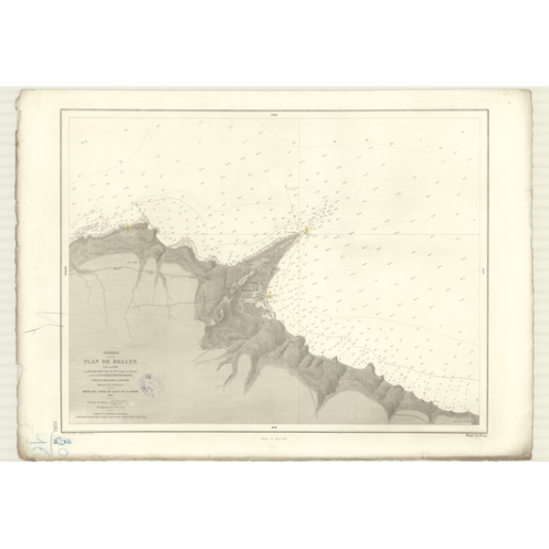 Reproduction carte marine ancienne - 3282 - DELLYS (Port) - ALGERIE - MEDITERRANEE, AFRIQUE (Côte Nord) - (1874 - ?) Reproduction carte marine ancienne - 3282 - DELLYS (Port) - ALGERIE - MEDITERRANEE, AFRIQUE (Côte Nord) - (1874 - ?)