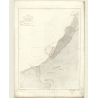 Carte marine ancienne - 3284 - TENEZ (Port), TENES (Port) - ALGERIE - MEDITERRANEE, AFRIQUE (Côte Nord) - (1874 - 1938)