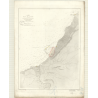 Reproduction carte marine ancienne - 3284 - TENEZ (Port), TENES (Port) - ALGERIE - MEDITERRANEE, AFRIQUE (Côte Nord) - (1874 - 1