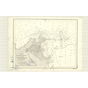 Reproduction carte marine ancienne - 3285 - DJIDJELLI (Mouillage), JIJEL (Mouillage) - ALGERIE - MEDITERRANEE, AFRIQUE (Côte Nor