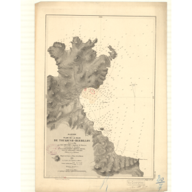 Carte marine ancienne - 3360 - TOUKOUSH-HERBILLON (Baie) - ALGERIE - MEDITERRANEE, AFRIQUE (Côte Nord) - (1874 - 1930)