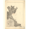 Reproduction carte marine ancienne - 3360 - TOUKOUSH-HERBILLON (Baie) - ALGERIE - MEDITERRANEE, AFRIQUE (Côte Nord) - (1874 - 19