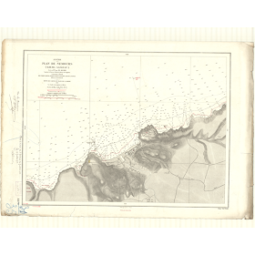 Reproduction carte marine ancienne Shom - 3379 - NEMOURS (Port), d'EMA GAZOUAT (Port), GHAZAOUET (Port) - ALGERIE - MEDI