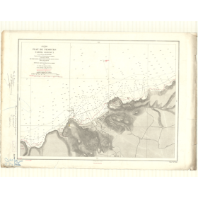 Reproduction carte marine ancienne - 3379 - NEMOURS (Port), DJEMA GAZOUAT (Port), GHAZAOUET (Port) - ALGERIE - MEDITERRANEE, AFR