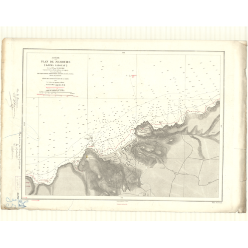 Reproduction carte marine ancienne - 3379 - NEMOURS (Port), DJEMA GAZOUAT (Port), GHAZAOUET (Port) - ALGERIE - MEDITERRANEE, AFR Reproduction carte marine ancienne - 3379 - NEMOURS (Port), DJEMA GAZOUAT (Port), GHAZAOUET (Port) - ALGERIE - MEDITERRANEE, AFR