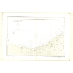 Reproduction carte marine ancienne - 3412 - TAFNA, ZAFARINES (îles) - ALGERIE - MEDITERRANEE, AFRIQUE (Côte Nord) - (1875 - 1946