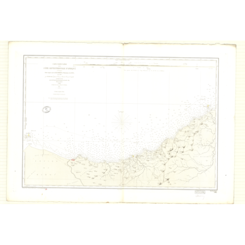 Reproduction carte marine ancienne Shom - 3412 - TAFNA, ZAFARINES (îles) - ALGERIE - MEDITERRANEE,AFRIQUE (Côte Nord)