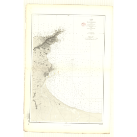 Reproduction carte marine ancienne - 3439 - BONE, ANNABA - ALGERIE - MEDITERRANEE, AFRIQUE (Côte Nord) - (1875 - 1930)