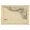 Reproduction carte marine ancienne Shom - 3453 - SICILE (Côte Sud), SCALAMBRI (Pointe), ROSSELLO (Pointe) - MEDITERRANE