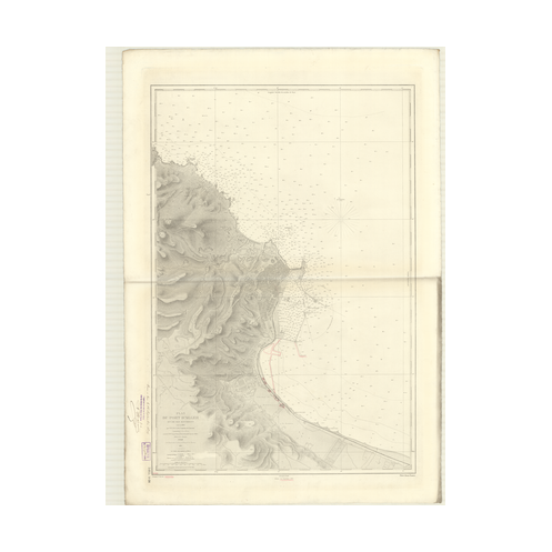 Reproduction carte marine ancienne Shom - 3465 - ALGER (Port), ALGER (Abords) - ALGERIE - MEDITERRANEE,AFRIQUE (Côte No
