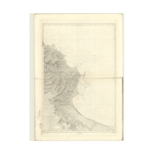 Carte marine ancienne - 3465 - ALGER (Port), ALGER (Abords) - ALGERIE - MEDITERRANEE, AFRIQUE (Côte Nord) - (1875 - ?)