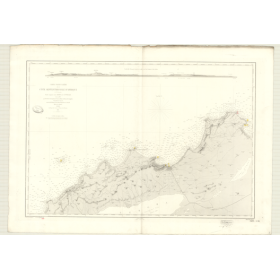 Reproduction carte marine ancienne Shom - 3483 - ARZEW, FEGALO (Cap) - ALGERIE - MEDITERRANEE,AFRIQUE (Côte Nord) - (18