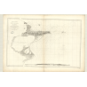 Carte marine ancienne - 3487 - PORTO FARINA (Abords) - TUNISIE - MEDITERRANEE, AFRIQUE (Côte Nord) - (1876 - 1889)