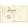 Reproduction carte marine ancienne - 3487 - PORTO FARINA (Abords) - TUNISIE - MEDITERRANEE, AFRIQUE (Côte Nord) - (1876 - 1889)