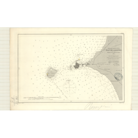 Carte marine ancienne - 3493 - GALLIPOLI (Port) - ITALIE (Côte Sud) - MEDITERRANEE, IONIENNE (Mer) - (1876 - 1981)