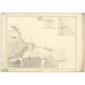 Carte marine ancienne - 3527 - BRINDISI (Port) - ITALIE (Côte Est) - MEDITERRANEE, ADRIATIQUE (Mer) - (1877 - 1988)