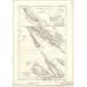 Carte marine ancienne - 3576 - PREMUDA (île), KREUL (Port), PREMUDA (Port) - YOUGOSLAVIE - MEDITERRANEE, ADRIATIQUE (Mer) - (187