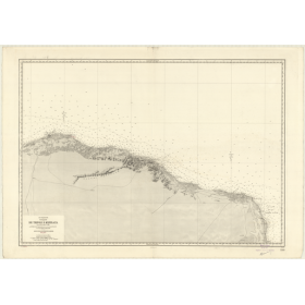 Reproduction carte marine ancienne - 3588 - TRIPOLI, MISURATA (Cap) - LIBYE - MEDITERRANEE, AFRIQUE (Côte Nord) - (1877 - 1997)