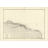 Carte marine ancienne - 3588 - TRIPOLI, MISURATA (Cap) - LIBYE - MEDITERRANEE, AFRIQUE (Côte Nord) - (1877 - 1997)