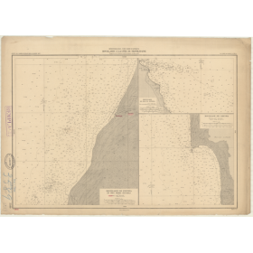 Carte marine ancienne - 3589 - GRANDE SYRTE (Golfe), TROIS ECUEILS (Mouillage), EZ ZUETINA (Rade) - LIBYE - MEDITERRANEE, AFRIQU