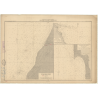Reproduction carte marine ancienne - 3589 - GRANDE SYRTE (Golfe), TROIS ECUEILS (Mouillage), EZ ZUETINA (Rade) - LIBYE - MEDITER