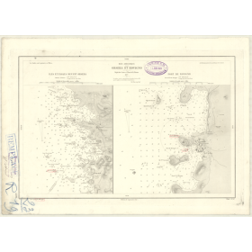 Reproduction carte marine ancienne - 3591 - ORSERA (Abords) - YOUGOSLAVIE - MEDITERRANEE, ADRIATIQUE (Mer) - (1877 - 1980)