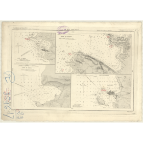Carte marine ancienne - 3596 - UMAGO (Port) - YOUGOSLAVIE - MEDITERRANEE, ADRIATIQUE (Mer) - (1877 - 1980)