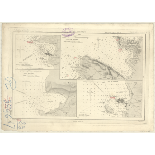 Reproduction of old nautical chart - 3596 - UMAGO (Port) - YOUGOSLAVIE - MEDITERRANEE, ADRIATIQUE (Mer) - (1877 - 1980)