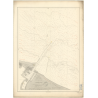Reproduction carte marine ancienne - 3597 - PORT SAID (Abords) - EGYPTE (Côte Nord) - MEDITERRANEE, AFRIQUE (Côte Nord) - (1877