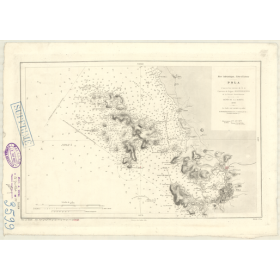 Reproduction carte marine ancienne - 3599 - ISTRIE, POLA (Port) - YOUGOSLAVIE - MEDITERRANEE, ADRIATIQUE (Mer) - (1877 - ?)