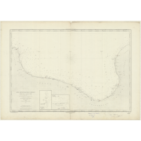 Reproduction carte marine ancienne Shom - 3602 - GRANDE SYRTE (Golfe) - LIBYE - MEDITERRANEE,AFRIQUE (Côte Nord) - (187