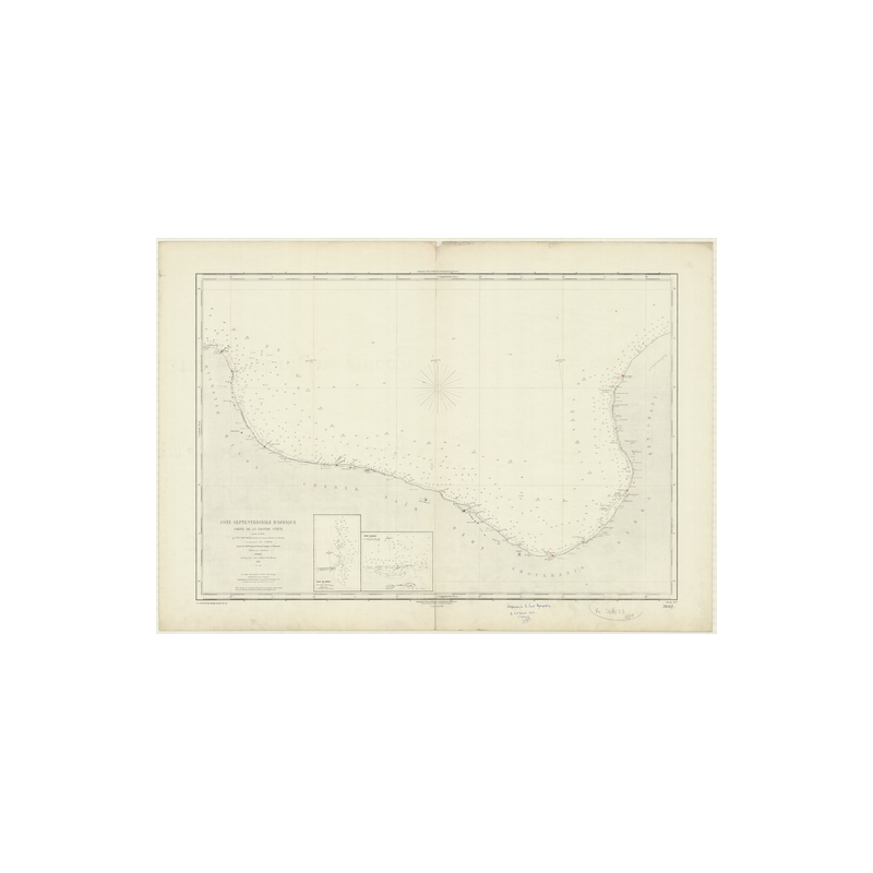 Carte marine ancienne - 3602 - GRANDE SYRTE (Golfe) - LIBYE - MEDITERRANEE, AFRIQUE (Côte Nord) - (1878 - 1933)