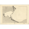 Reproduction carte marine ancienne - 3603 - TUNIS (Baie) - TUNISIE - MEDITERRANEE, AFRIQUE (Côte Nord) - (1878 - 1887)