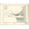 Reproduction carte marine ancienne - 3605 - SICILE (Côte Ouest), TRAPANI (Port) - MEDITERRANEE, TYRRHENIENNE (Mer) - (1878 - 189