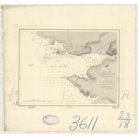Carte marine ancienne - 3611 - QUIETO (Port), CITTANUOVA (Port) - YOUGOSLAVIE - MEDITERRANEE, ADRIATIQUE (Mer) - (1878 - 1980)