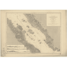Reproduction carte marine ancienne - 3617 - PASMAN (Détroit) - YOUGOSLAVIE - MEDITERRANEE, ADRIATIQUE (Mer) - (1878 - 2010)