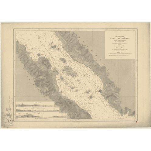 Reproduction carte marine ancienne - 3617 - PASMAN (Détroit) - YOUGOSLAVIE - MEDITERRANEE, ADRIATIQUE (Mer) - (1878 - 2010) Reproduction carte marine ancienne - 3617 - PASMAN (Détroit) - YOUGOSLAVIE - MEDITERRANEE, ADRIATIQUE (Mer) - (1878 - 2010)