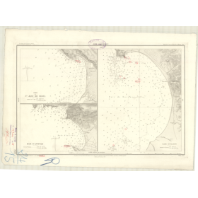 Reproduction carte marine ancienne - 3620 - SAN GIOVANNI MEDUA (Port) - YOUGOSLAVIE - MEDITERRANEE, ADRIATIQUE (Mer) - (1878 - 1