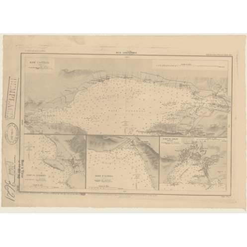 Reproduction carte marine ancienne - 3621 - DEI CASTELLI (Canal) - YOUGOSLAVIE - MEDITERRANEE, ADRIATIQUE (Mer) - (1878 - 2012) Reproduction carte marine ancienne - 3621 - DEI CASTELLI (Canal) - YOUGOSLAVIE - MEDITERRANEE, ADRIATIQUE (Mer) - (1878 - 2012)
