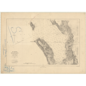 Carte marine ancienne - 3632 - VALONA (Baie) - YOUGOSLAVIE - MEDITERRANEE, ADRIATIQUE (Mer) - (1878 - ?)