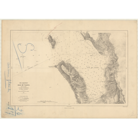 Reproduction carte marine ancienne - 3632 - VALONA (Baie) - YOUGOSLAVIE - MEDITERRANEE, ADRIATIQUE (Mer) - (1878 - ?)