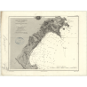 Reproduction carte marine ancienne - 3652 - SICILE (Côte Est), TAORMINA (Baie) - MEDITERRANEE, IONIENNE (Mer) - (1878 - ?)