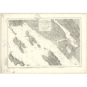Reproduction carte marine ancienne - 3667 - SEBENICO (Abords) - YOUGOSLAVIE - MEDITERRANEE, ADRIATIQUE (Mer) - (1878 - 1974)