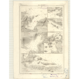 Reproduction carte marine ancienne Shom - 3685 - SAN GIORGIO de LISSA (Port) - YOUGOSLAVIE - MEDITERRANEE,ADRIATIQUE (Me