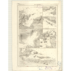 Reproduction carte marine ancienne - 3685 - SAN GIORGIO DI LISSA (Port) - YOUGOSLAVIE - MEDITERRANEE, ADRIATIQUE (Mer) - (1879 -