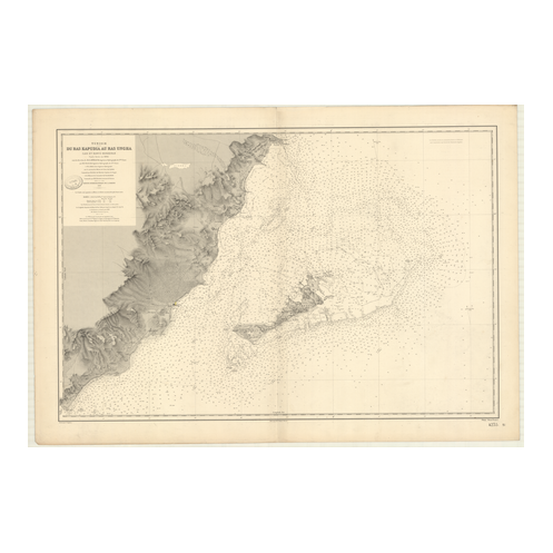 Reproduction carte marine ancienne - 4235 - KERKENAH (îles), KAPUDIA (Ras), UNGHA (Ras) - TUNISIE - MEDITERRANEE, AFRIQUE (Côte Reproduction carte marine ancienne - 4235 - KERKENAH (îles), KAPUDIA (Ras), UNGHA (Ras) - TUNISIE - MEDITERRANEE, AFRIQUE (Côte
