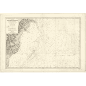 Reproduction carte marine ancienne - 4236 - KERKENAH (Canal), KAPUDIA (Ras), SIDI MAKLUF - TUNISIE - MEDITERRANEE, AFRIQUE (Côte