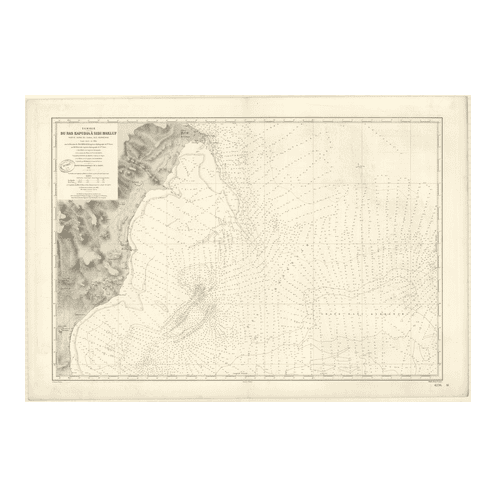 Reproduction carte marine ancienne Shom - 4236 - KERKENAH (Canal), KAPUDIA (Ras), SIDI MAKLUF - TUNISIE - MEDITERRANEE,A